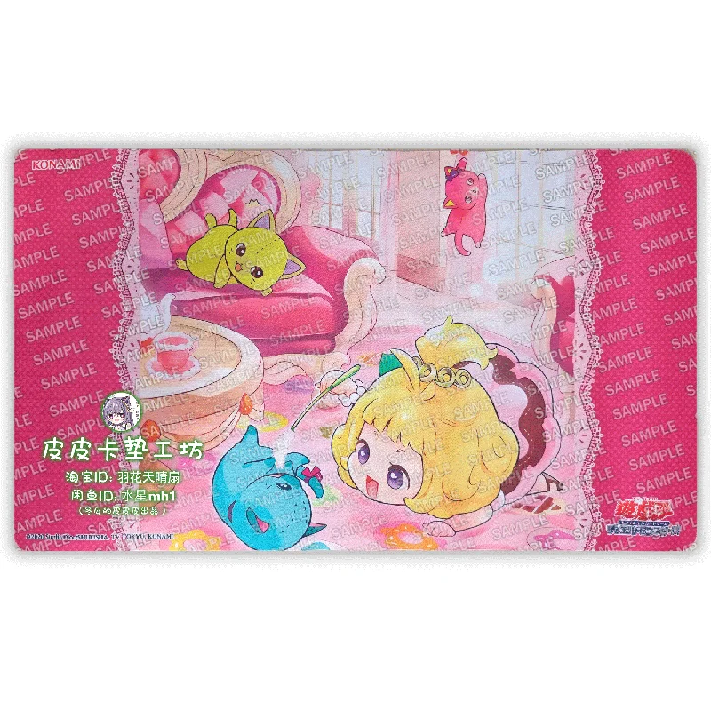 Yu-Gi-OH! Madolche Puddingcess DIY Anime Game Battle Card Rubber Card Pad Mouse Pad Keyboard Pad 600*350*2mm
Yu-Gi-OH! Madolche Puddingcess DIY Anime Game Battle Card Rubber Card Pad Mouse Pad Keyboard Pad 600*350*2mm