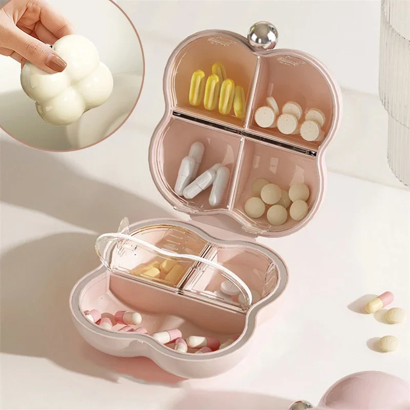 7-Day Portable Flower-Shaped Pill Organizer Compact Medication Divider Box with Individual Compartments for Daily Use
7-Day Portable Flower-Shaped Pill Organizer Compact Medication Divider Box with Individual Compartments for Daily Use