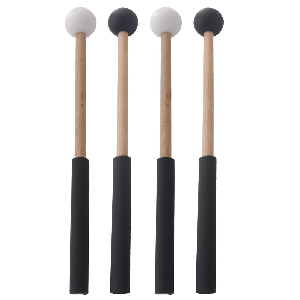 2 Pairs Wooden Rubber Smooth Tongue Marimba Mallets Performance Percussion Musical Instrument Practice Safe
2 Pairs Wooden Rubber Smooth Tongue Marimba Mallets Performance Percussion Musical Instrument Practice Safe
