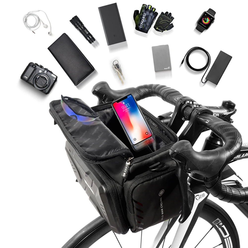 WILD MAN Водонепроницаемая сумка для велосипеда Передняя трубчатая рама Велосипедный руль Сумка для камеры
WILD MAN Водонепроницаемая сумка для велосипеда Передняя трубчатая рама Велосипедный руль Сумка для камеры