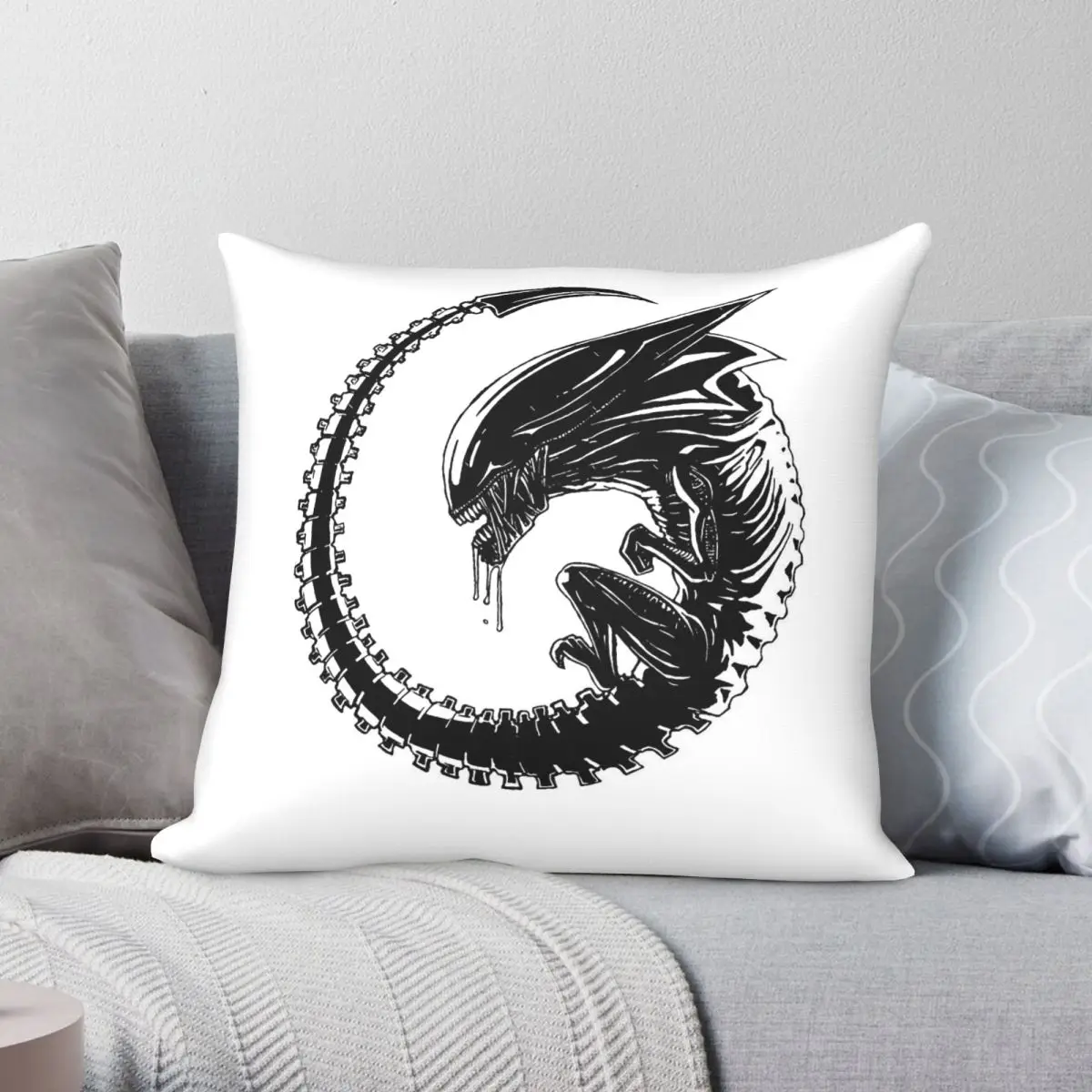 Xenomorph From Alien Pillowcase Polyester Linen Velvet Creative Zip Decorative Pillow Case Home Cushion Cover
Xenomorph From Alien Pillowcase Polyester Linen Velvet Creative Zip Decorative Pillow Case Home Cushion Cover