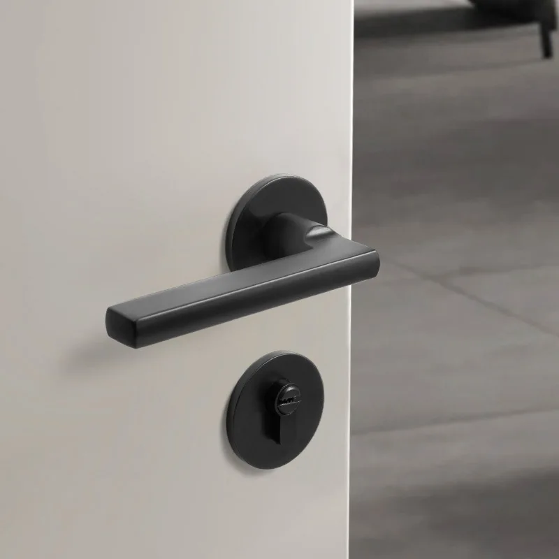 1 Set Black Indoor Door lLock Household Universal Bedroom Door Lock Magnetic Suction Silent Wooden Door Handle Hardware
1 Set Black Indoor Door lLock Household Universal Bedroom Door Lock Magnetic Suction Silent Wooden Door Handle Hardware