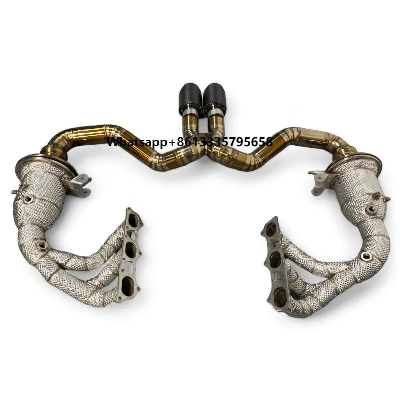 High-Performance Racing Catalytic Converter Exhaust Muffler System for Porsche 992 GT3 Stainless Steel Valves Electronic Exhaust
High-Performance Racing Catalytic Converter Exhaust Muffler System for Porsche 992 GT3 Stainless Steel Valves Electronic Exhaust