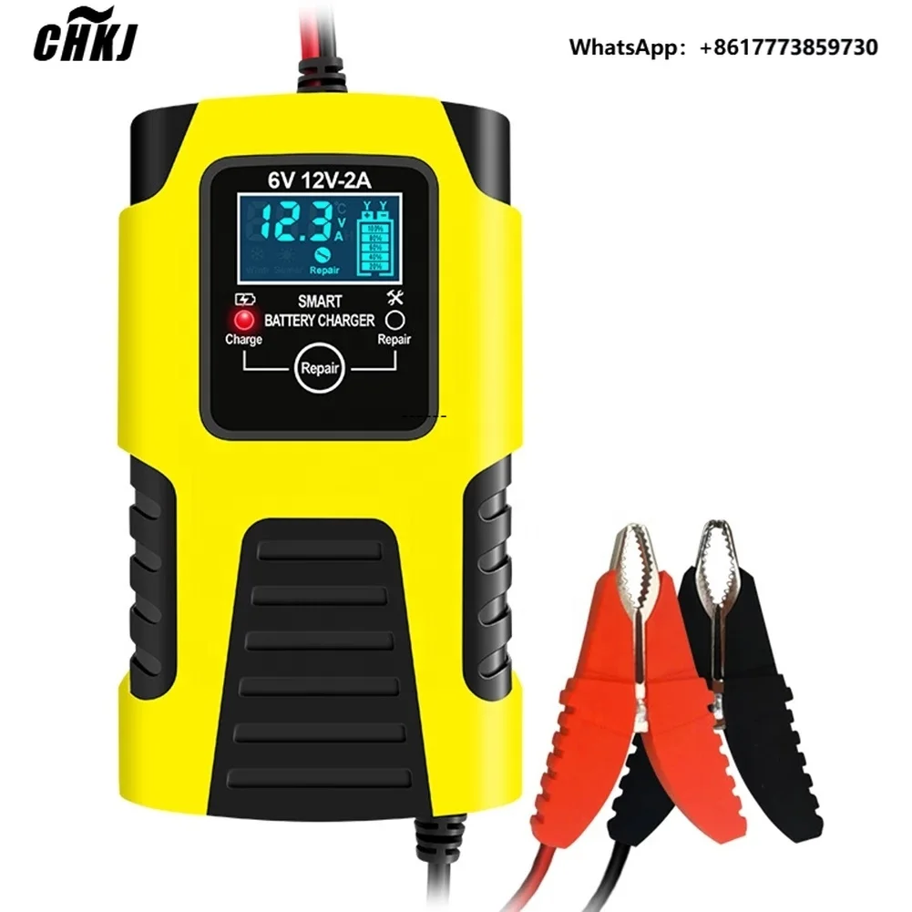 CHKJ Motorcycle AGM Lead Acid Battery Automatic Charger Automobile Smart Charging Station Motorcycle Power Supply Accessory
CHKJ Motorcycle AGM Lead Acid Battery Automatic Charger Automobile Smart Charging Station Motorcycle Power Supply Accessory