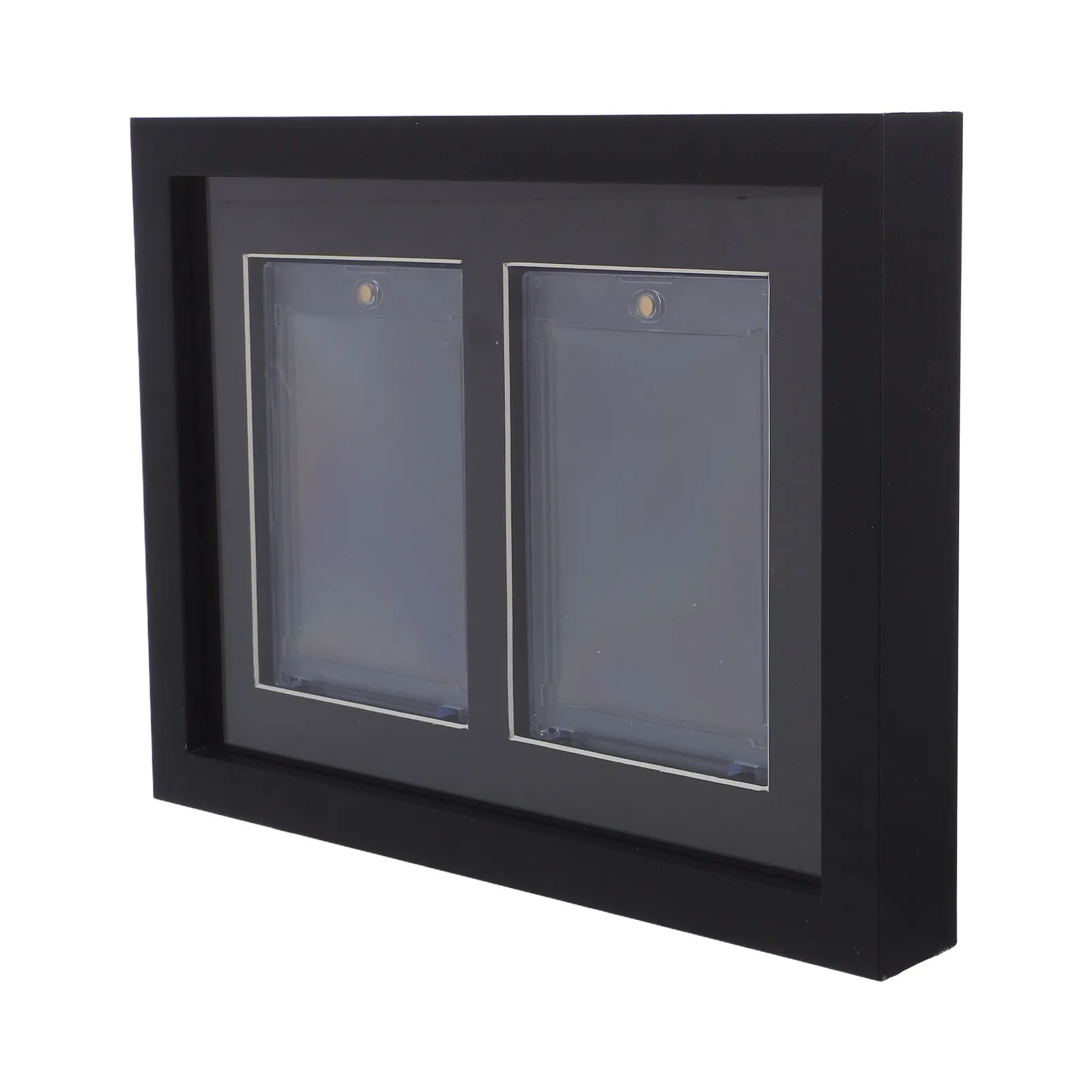 Trading Card Display Case 2 Slots Wall Mount Wooden Frame Protective Clear Window Baseball Football Basketball Sports Holder
Trading Card Display Case 2 Slots Wall Mount Wooden Frame Protective Clear Window Baseball Football Basketball Sports Holder