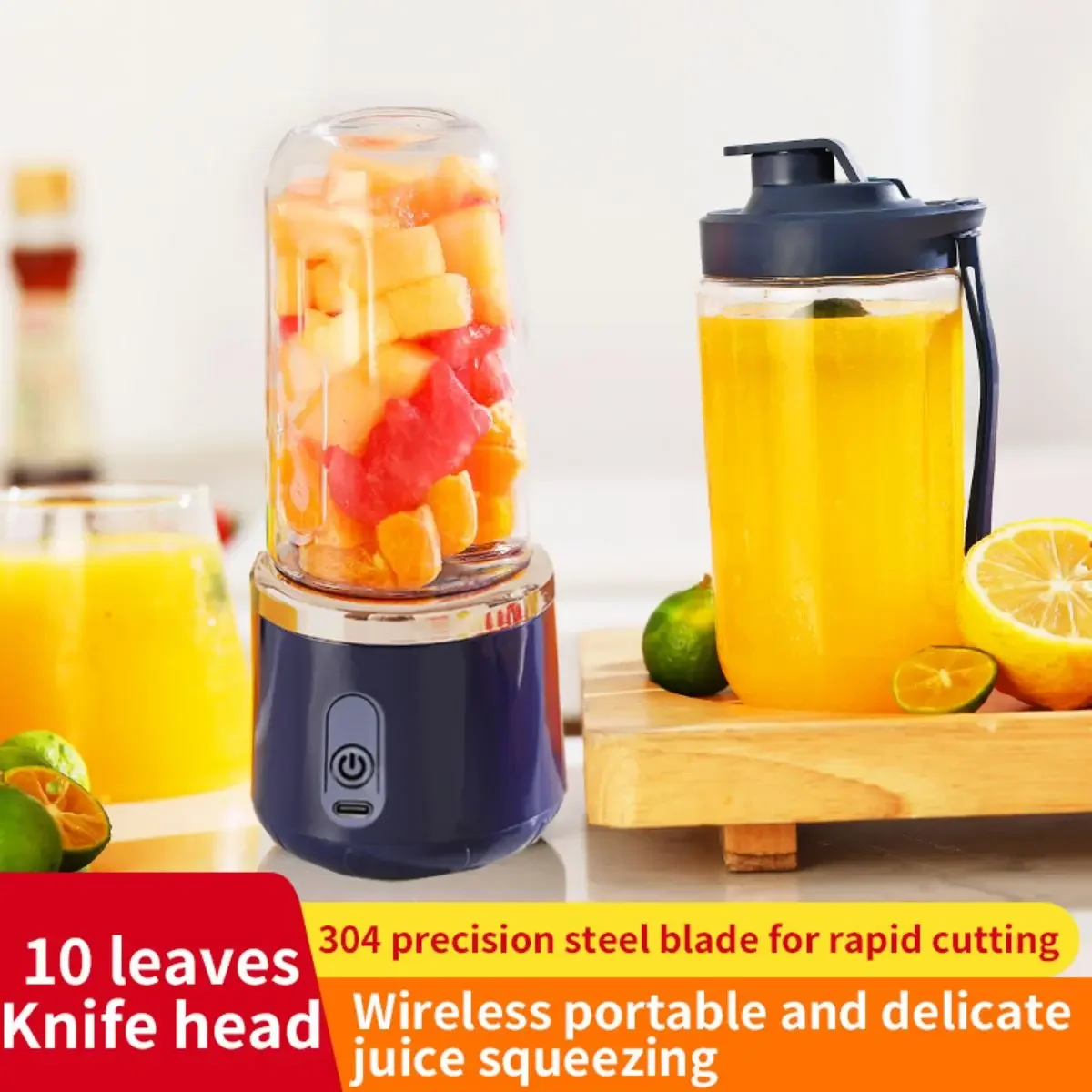 A Mini Cordless Electric Juicer Cup, Automatic Mixer Cup, Strong Power, Convenient to Carry and Clean, Enjoy Fresh Fruit and Veg
A Mini Cordless Electric Juicer Cup, Automatic Mixer Cup, Strong Power, Convenient to Carry and Clean, Enjoy Fresh Fruit and Veg