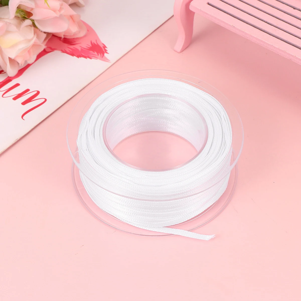 Premium Polyester Ribbon Rolls White Gift Wrapping Strip Cake Ribbons Balloon Decoration Bow Baking H made Accessories Durable
Premium Polyester Ribbon Rolls White Gift Wrapping Strip Cake Ribbons Balloon Decoration Bow Baking H made Accessories Durable