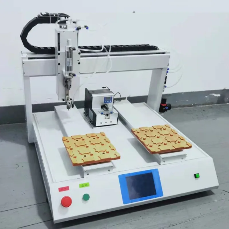 Double platform automatic nailing machine IN needle spring nail pin rivet automatic nailing and pressing machine, efficient
Double platform automatic nailing machine IN needle spring nail pin rivet automatic nailing and pressing machine, efficient