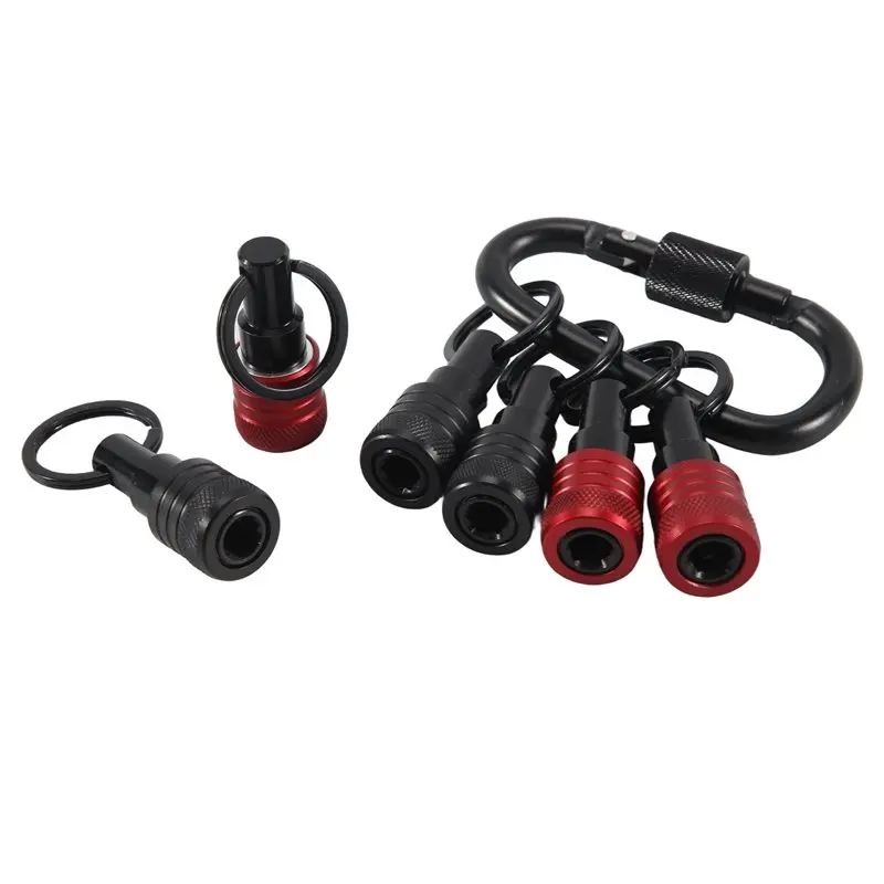 [HOT!A34R】 Upgrade Drill Bit Holder Key Chain 6Pcs 1/4 Bit Holder For Impact Driver Include Keychain Carabiner
[HOT!A34R】 Upgrade Drill Bit Holder Key Chain 6Pcs 1/4 Bit Holder For Impact Driver Include Keychain Carabiner