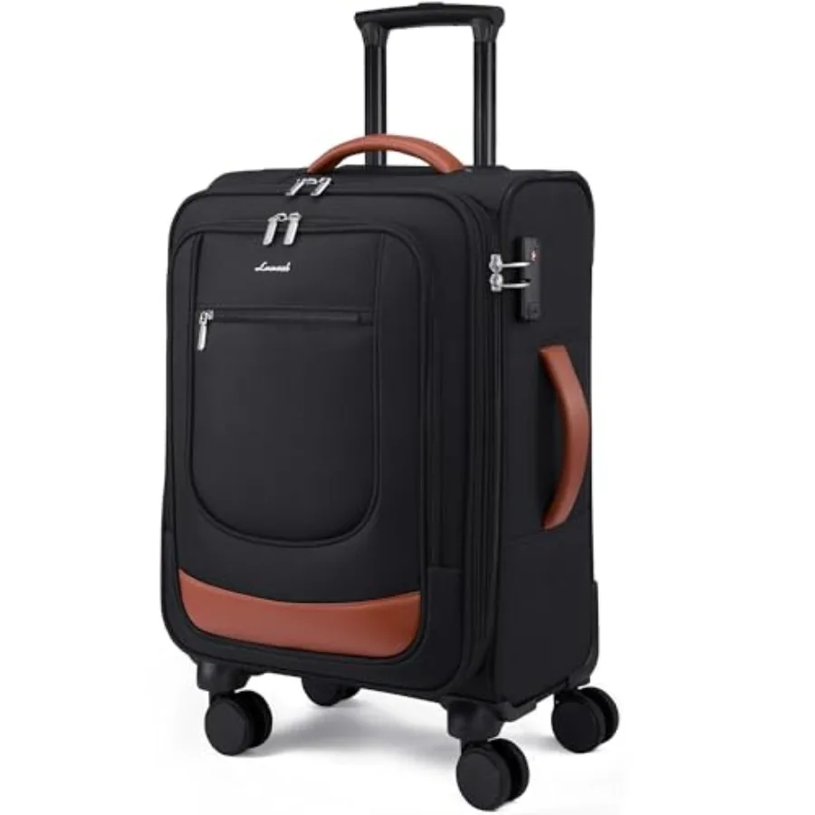 Carry On Luggage 22x14x9 Airline Approved, Softside Suitcase with Spinner Wheels for Men Women, 22 Inch Rolling Luggage with TS
Carry On Luggage 22x14x9 Airline Approved, Softside Suitcase with Spinner Wheels for Men Women, 22 Inch Rolling Luggage with TS