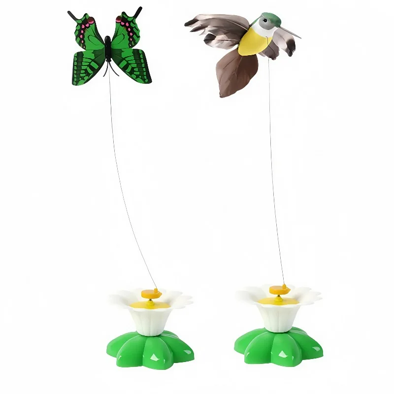Automatic Rotating Interactive Cat Toy Electric Flying Butterfly Bird Hummingbird Pet Teaser Toy Replacement for Cats Kittens
Automatic Rotating Interactive Cat Toy Electric Flying Butterfly Bird Hummingbird Pet Teaser Toy Replacement for Cats Kittens