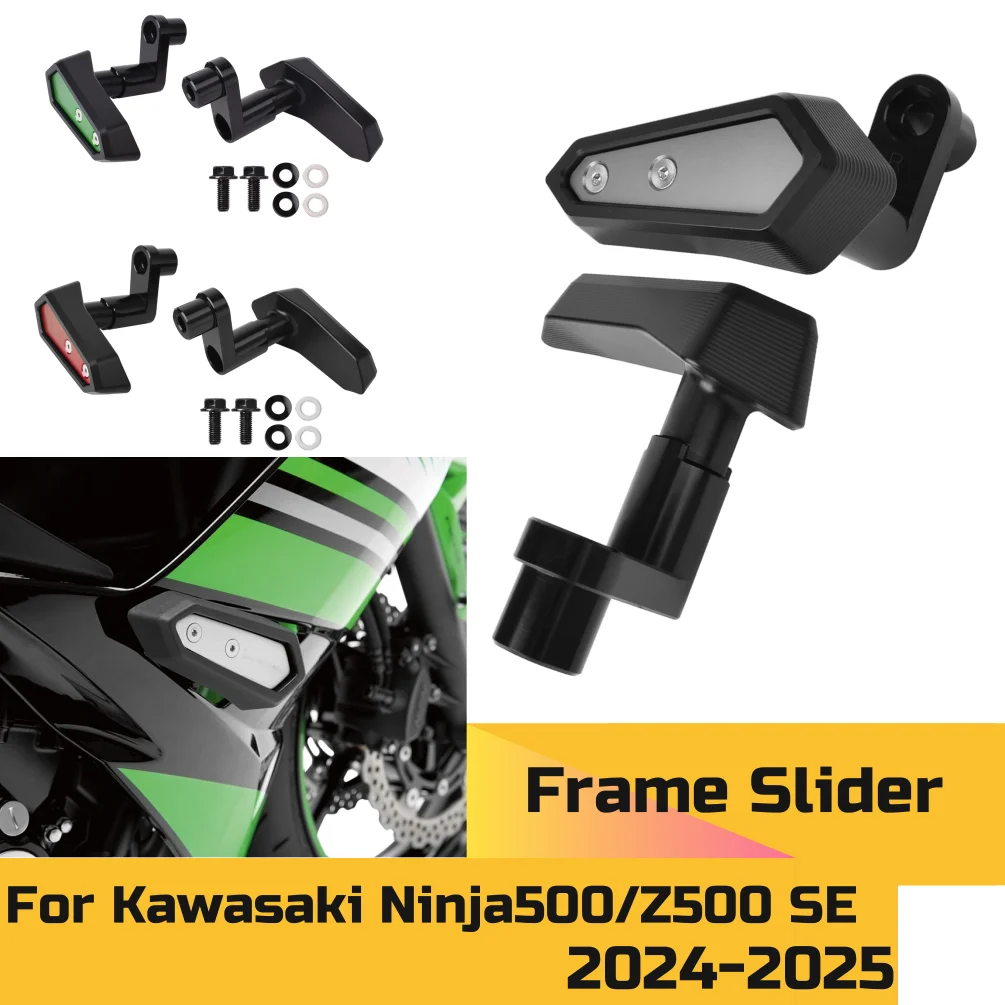 For Ninja500 Z500 SE Slider Frame Slider Engine Protective Guard Falling Protection For Kawasaki Ninja500 Z 500 2024 2025 Parts
For Ninja500 Z500 SE Slider Frame Slider Engine Protective Guard Falling Protection For Kawasaki Ninja500 Z 500 2024 2025 Parts