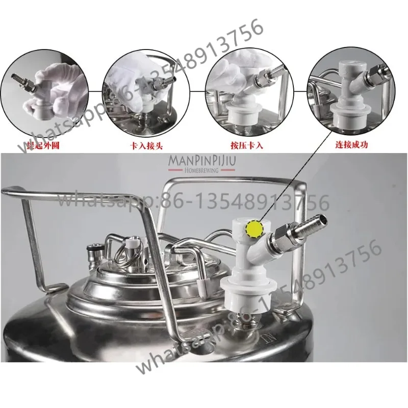 Черно-белый разъем SG721 (резьбовая головка) Быстрый разъем Coke Barrel
Черно-белый разъем SG721 (резьбовая головка) Быстрый разъем Coke Barrel