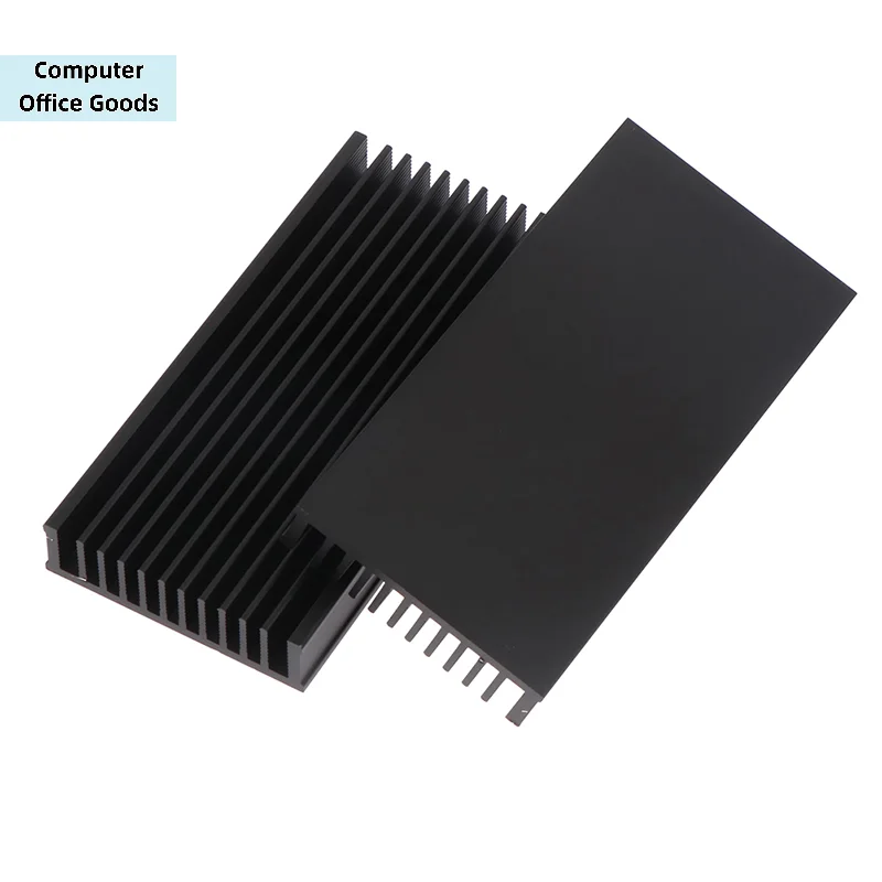 【1Pc 50*100*12.7mm Aluminum Heatsink Cooler Radiator For High Power LED IC Fan Power Amplifier Heat Sink】
【1Pc 50*100*12.7mm Aluminum Heatsink Cooler Radiator For High Power LED IC Fan Power Amplifier Heat Sink】