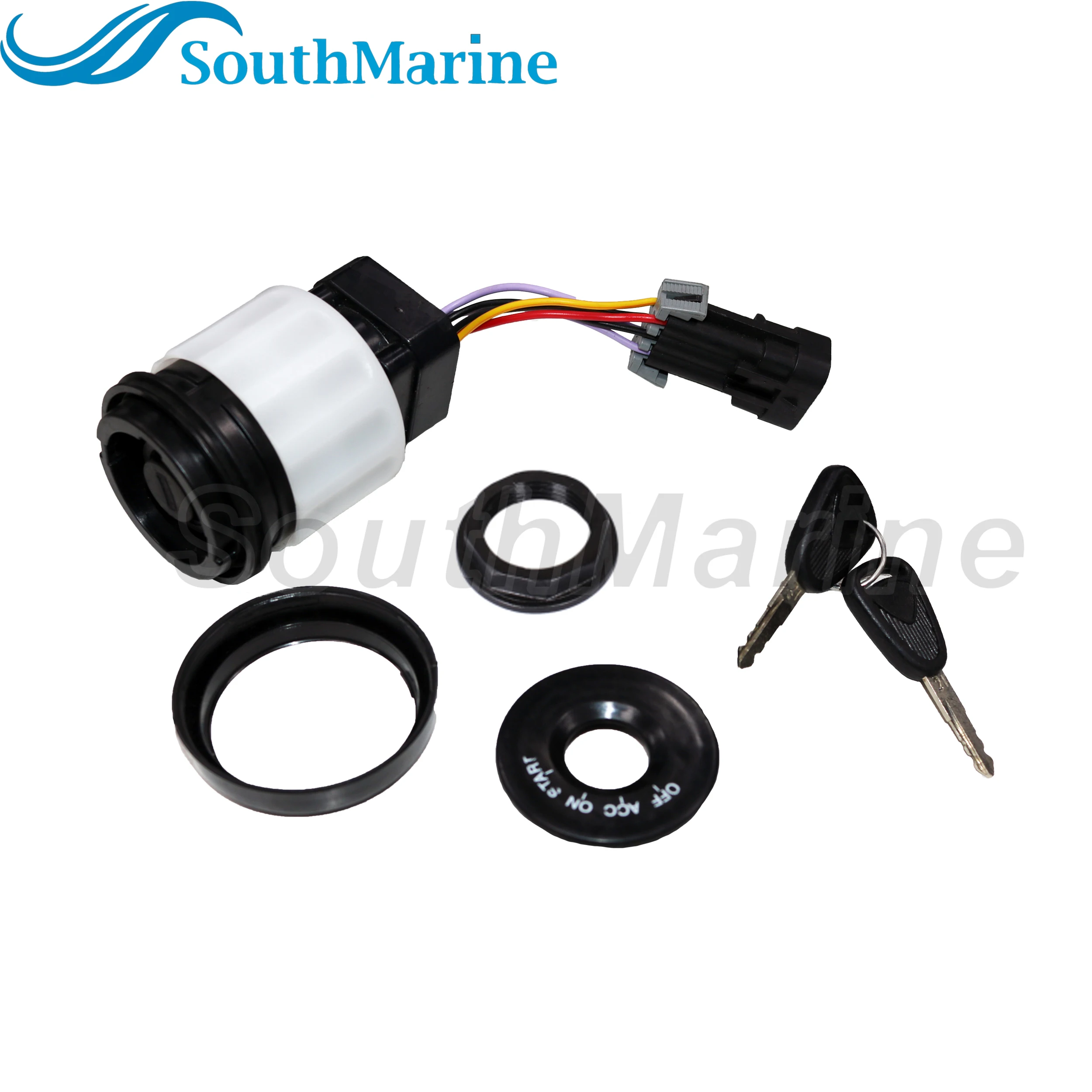 Boat Motor 87-893353A03 Ignition Key Switch with Housing for Mercury Mercruiser Quicksilver Mariner, 4 Position
Boat Motor 87-893353A03 Ignition Key Switch with Housing for Mercury Mercruiser Quicksilver Mariner, 4 Position