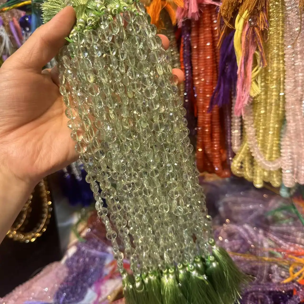 AAAAA Natural Green Crystal Gemstone Faceted Round Coin Loose Beads Making DIY Bracelet Necklace Jewelry Accessories Wholesale
AAAAA Natural Green Crystal Gemstone Faceted Round Coin Loose Beads Making DIY Bracelet Necklace Jewelry Accessories Wholesale