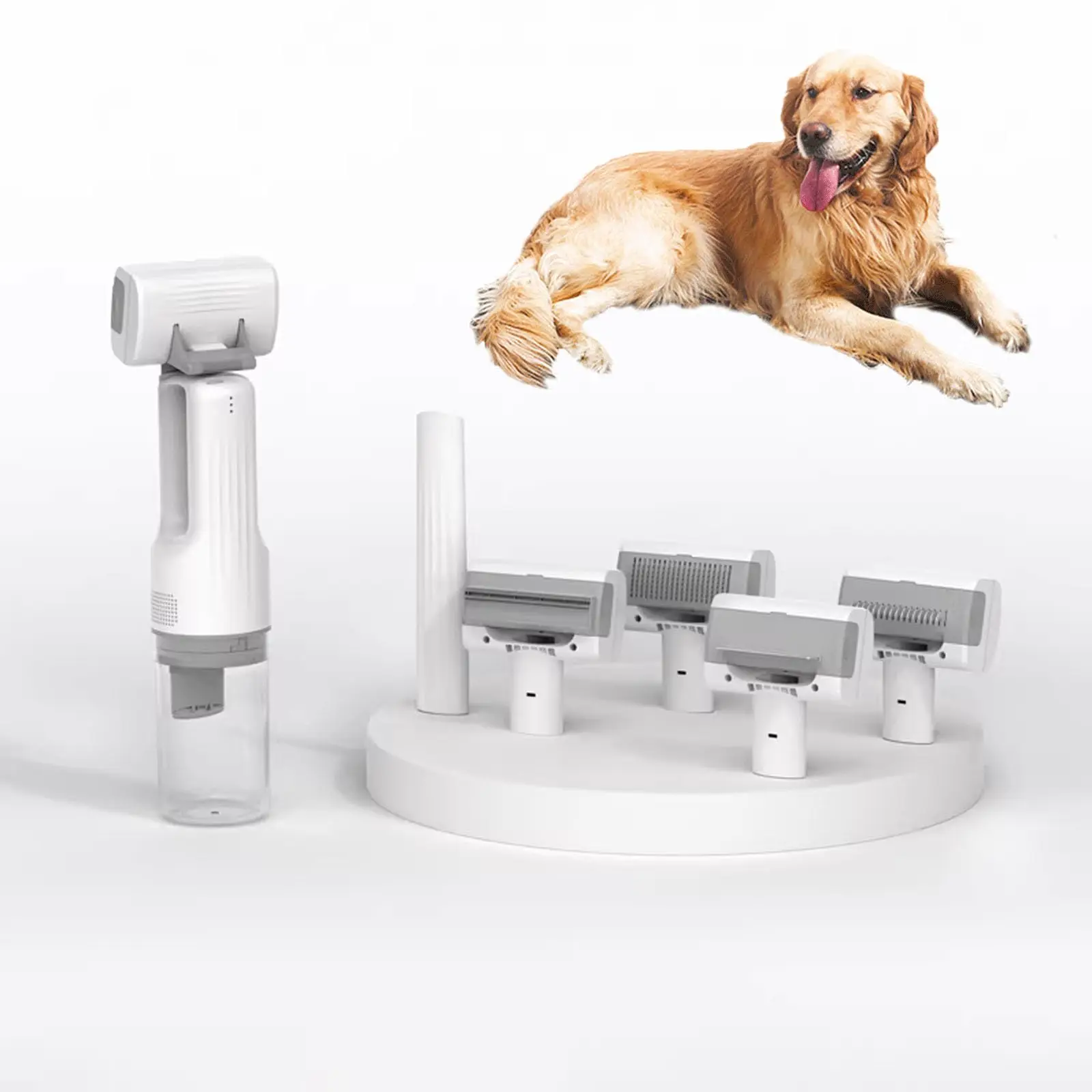 5 in 1 Cat Dog Grooming Vacuum Hair Removal Brush For Shedding Grooming Deshedding Vacuum Brush With 5 Pet Grooming Tool
5 in 1 Cat Dog Grooming Vacuum Hair Removal Brush For Shedding Grooming Deshedding Vacuum Brush With 5 Pet Grooming Tool