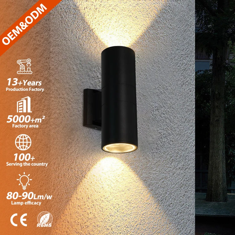 Modern Decoration Wall Mounted Porch Corridor Sconce Lights up and Down Outdoor Wall Light Led Waterproof Ip65 Outdoor Wall Lamp
Modern Decoration Wall Mounted Porch Corridor Sconce Lights up and Down Outdoor Wall Light Led Waterproof Ip65 Outdoor Wall Lamp