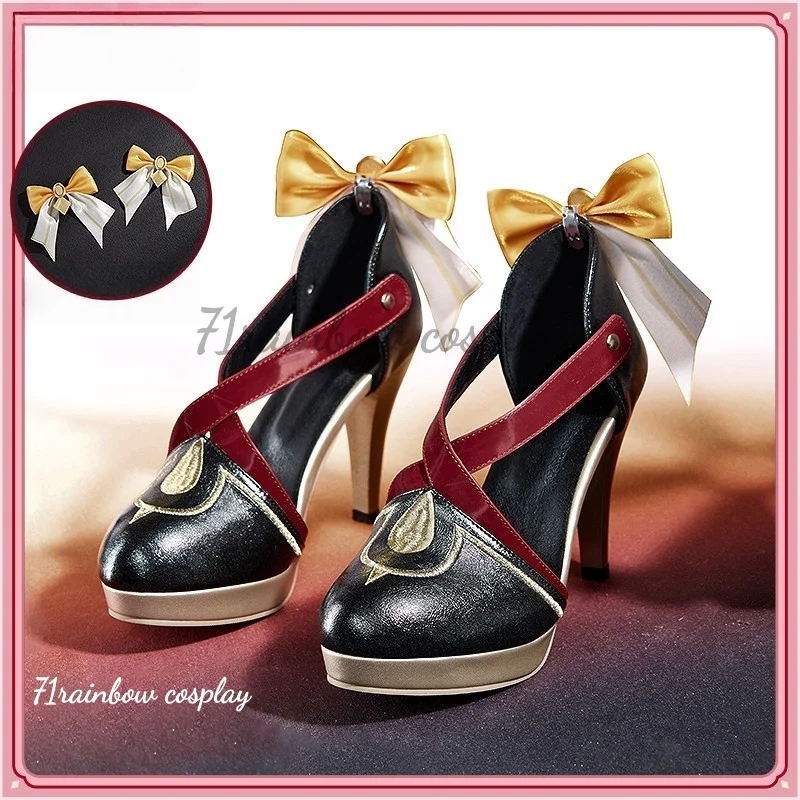 Обувь для косплея Genshin Impact: туфли-марионетки Сандроны, игровые туфли Сандроны на высоком каблуке
Обувь для косплея Genshin Impact: туфли-марионетки Сандроны, игровые туфли Сандроны на высоком каблуке