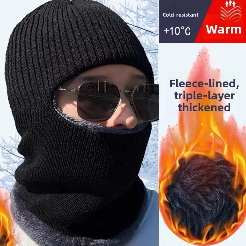 Warm Fleece Lined Cycling Cap for Men And Women Winter Windproof Face Protection Vehicle Knitted Hat Face Shield
Warm Fleece Lined Cycling Cap for Men And Women Winter Windproof Face Protection Vehicle Knitted Hat Face Shield