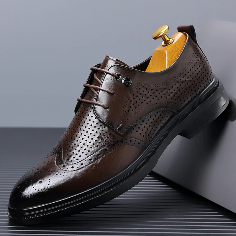 Handmade Men's Oxford Shoes designer Brogue Men Leather Shoes Luxury Fashion Wedding Shoe Business Office Men's Shoes Size 38-44
Handmade Men's Oxford Shoes designer Brogue Men Leather Shoes Luxury Fashion Wedding Shoe Business Office Men's Shoes Size 38-44
