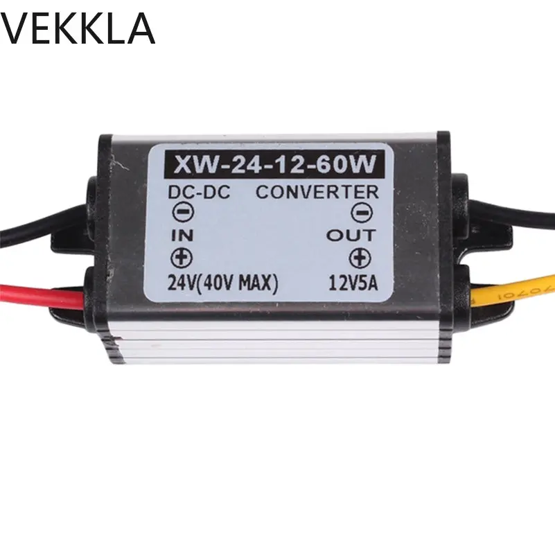 NEW Waterproof Auto Car Power Converter DC 24V To 12V 5A 60W Step Down Power Regulator Converter Supply Adapter Buck Module
NEW Waterproof Auto Car Power Converter DC 24V To 12V 5A 60W Step Down Power Regulator Converter Supply Adapter Buck Module