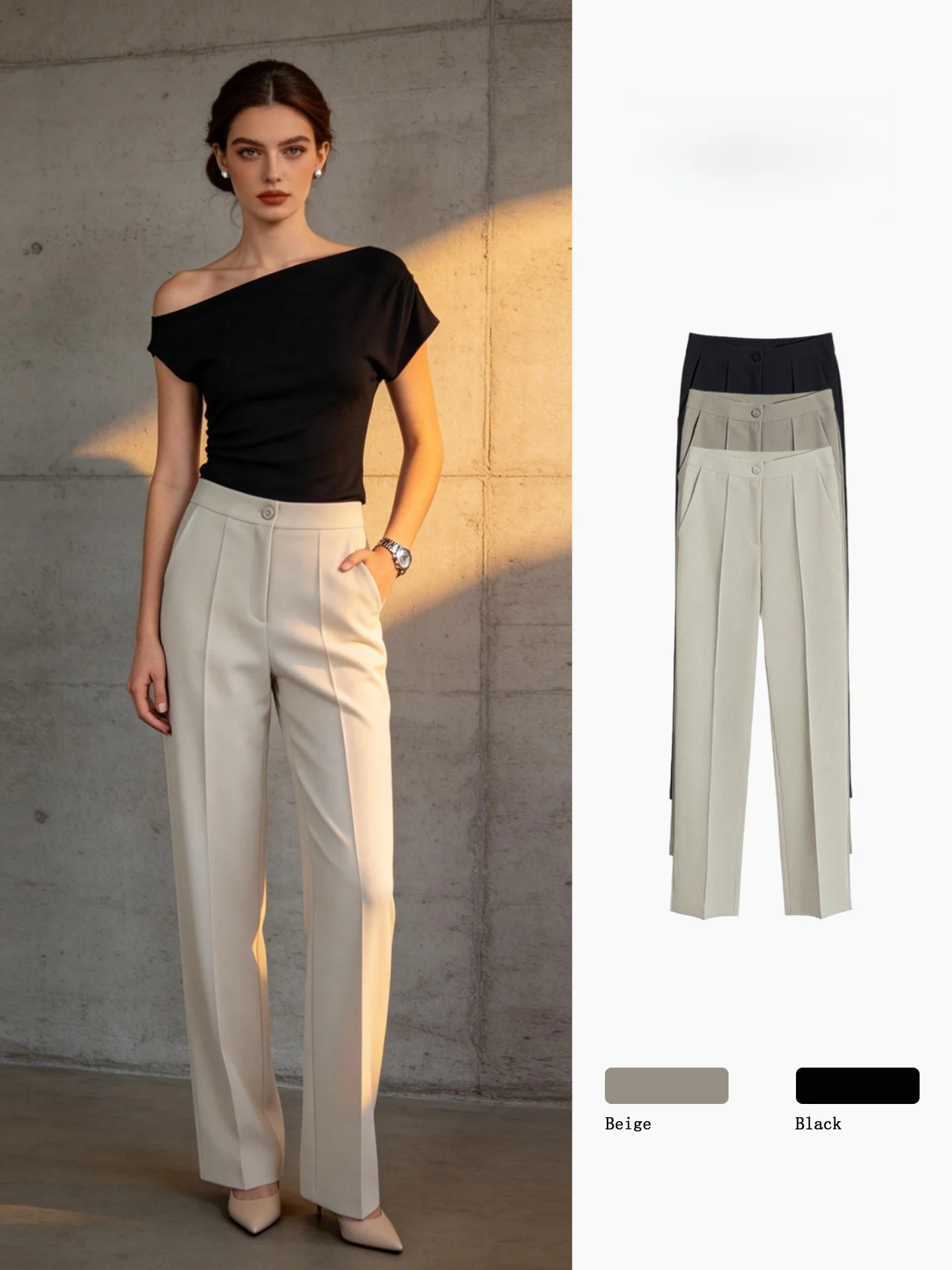Minimalist High Waist Straight Leg Suit Pants Women's Summer New Casual Workwear Slimming Commute Friendly Comfortable Trousers
Minimalist High Waist Straight Leg Suit Pants Women's Summer New Casual Workwear Slimming Commute Friendly Comfortable Trousers
