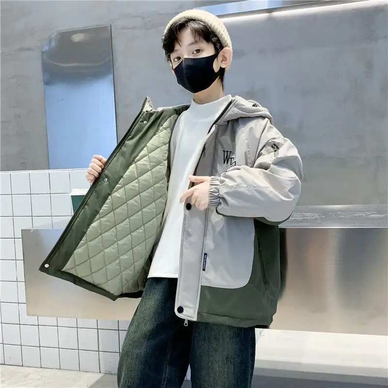 2025 New Boys' Autumn Winter Lined Windbreaker Jacket - Cool Streetwear Style for Toddler & Big Kids
2025 New Boys' Autumn Winter Lined Windbreaker Jacket - Cool Streetwear Style for Toddler & Big Kids