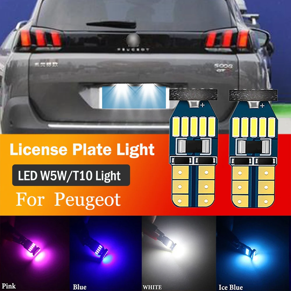 2pcs LED License Plate Light W5W T10 CANbus For Peugeot 5008 1 2 2009-2021 2010 2011 2012 2013 2014 2015 2016 2017 2018 2019
2pcs LED License Plate Light W5W T10 CANbus For Peugeot 5008 1 2 2009-2021 2010 2011 2012 2013 2014 2015 2016 2017 2018 2019