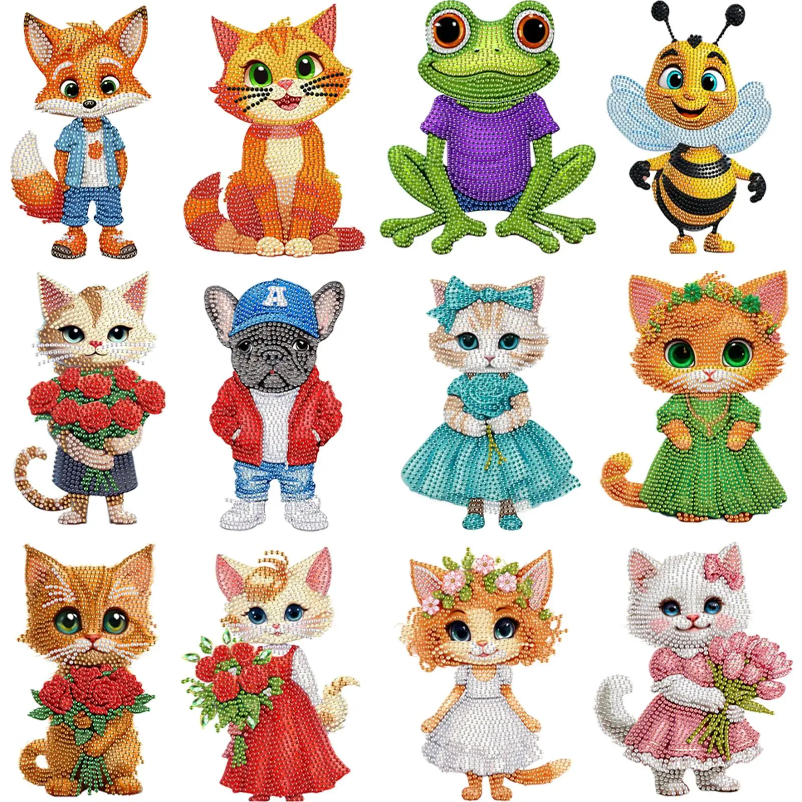 Acrylic Shaking Head Cat Table Top Diamond Painting Ornament Kits Dog Diamond Painting Desktop Ornaments Kit Bedroom Table Decor
Acrylic Shaking Head Cat Table Top Diamond Painting Ornament Kits Dog Diamond Painting Desktop Ornaments Kit Bedroom Table Decor