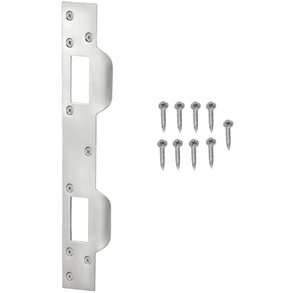 Металлическая дверная защелка, нержавеющая пластина с двойными отверстиями, устройства безопасности передних дверей с защитой отверстий 5-1/2 дюйма
Металлическая дверная защелка, нержавеющая пластина с двойными отверстиями, устройства безопасности передних дверей с защитой отверстий 5-1/2 дюйма