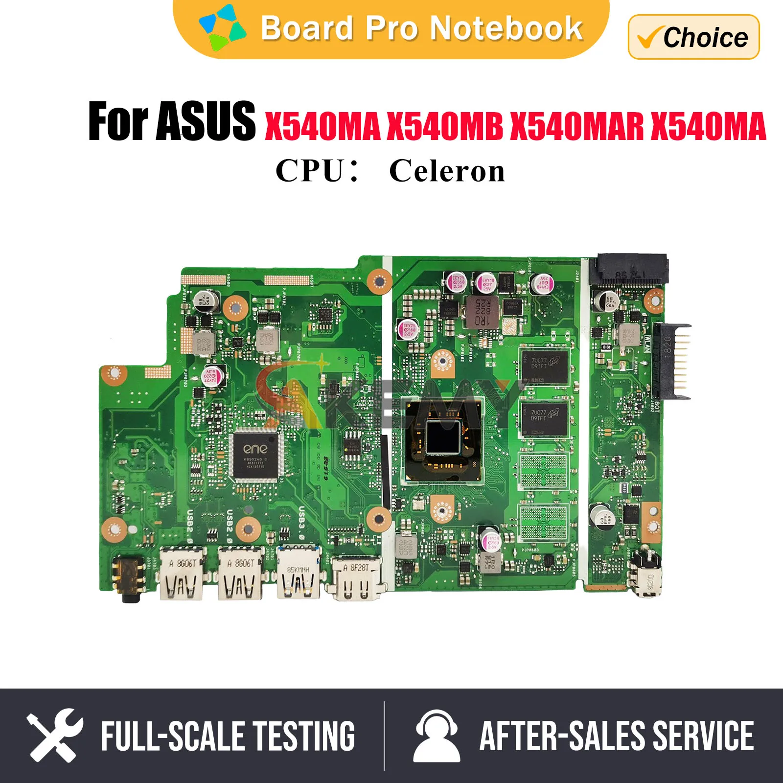 Материнская плата для ноутбука X540MA с N4000 N5000, 4 ГБ/8 ГБ ОЗУ для ASUS X543MA F540MA A540MA D540MA X540M, материнская плата для ноутбука
Материнская плата для ноутбука X540MA с N4000 N5000, 4 ГБ/8 ГБ ОЗУ для ASUS X543MA F540MA A540MA D540MA X540M, материнская плата для ноутбука