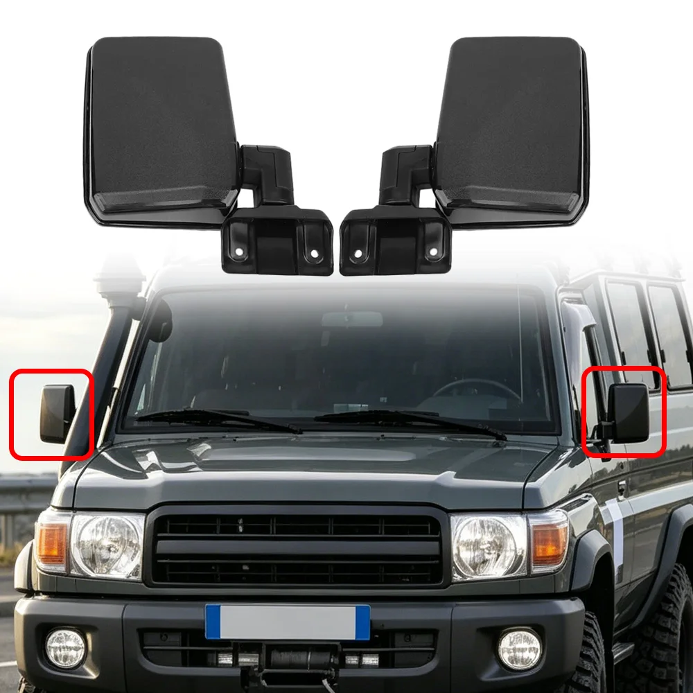 2Pcs Car Side Door Wing Rear View Mirror Left Right Rearview Mirror For Toyota Land Cruiser 70 75 Series 78 Series Troop Carrier
2Pcs Car Side Door Wing Rear View Mirror Left Right Rearview Mirror For Toyota Land Cruiser 70 75 Series 78 Series Troop Carrier