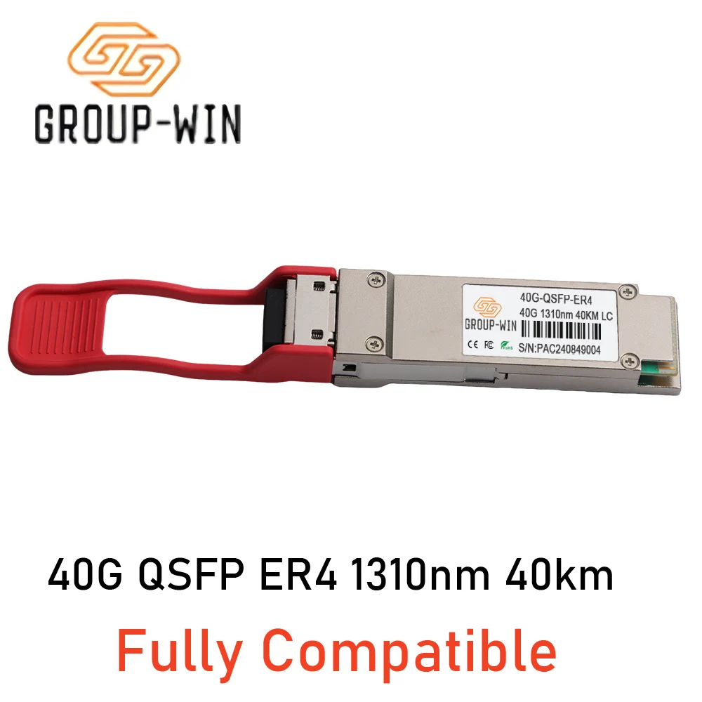 40G QSFP+ ER4 for Cisco QSFP-40G-ER4 Compatible 40GBASE-ER4 QSFP+ER4 1310nm 40km LC SMF Dule Fiber Optical Transceiver Module
40G QSFP+ ER4 for Cisco QSFP-40G-ER4 Compatible 40GBASE-ER4 QSFP+ER4 1310nm 40km LC SMF Dule Fiber Optical Transceiver Module