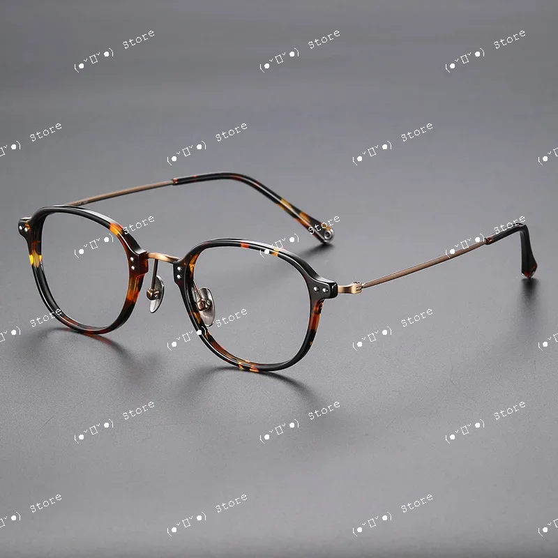 Japanese Retro Acetate Titanium Eyeglasses Frame Designer Literary Ultra-light Myopia Anti-blue Ray Glasses Frame Men Women 2025
Japanese Retro Acetate Titanium Eyeglasses Frame Designer Literary Ultra-light Myopia Anti-blue Ray Glasses Frame Men Women 2025