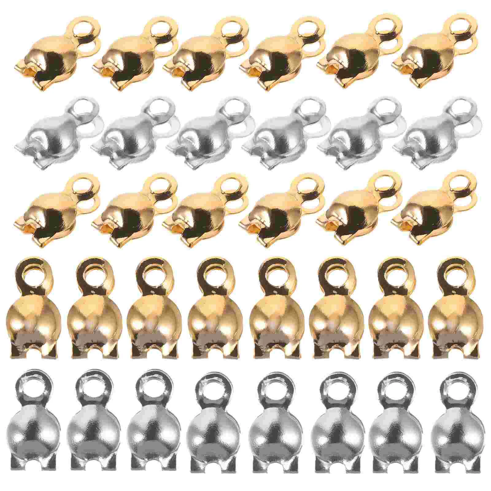 200pcs Stainless Steel Knot Covers 4x8mm Gold Silver Bead Tips Closure Buckles for Necklace Bracelet Making
200pcs Stainless Steel Knot Covers 4x8mm Gold Silver Bead Tips Closure Buckles for Necklace Bracelet Making