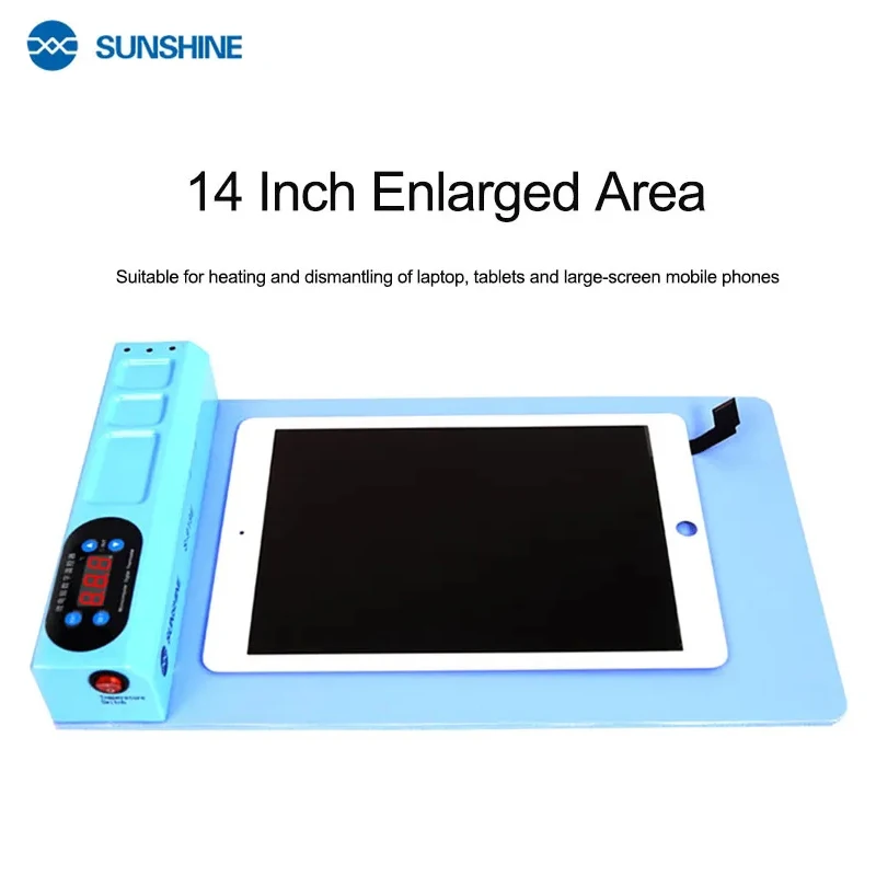 SUNSHINE S-918E LCD Screen Separate Heating Stage Pad For Mobile Phone Tablet LCD Screen Repair Kits Separating Tool
SUNSHINE S-918E LCD Screen Separate Heating Stage Pad For Mobile Phone Tablet LCD Screen Repair Kits Separating Tool
