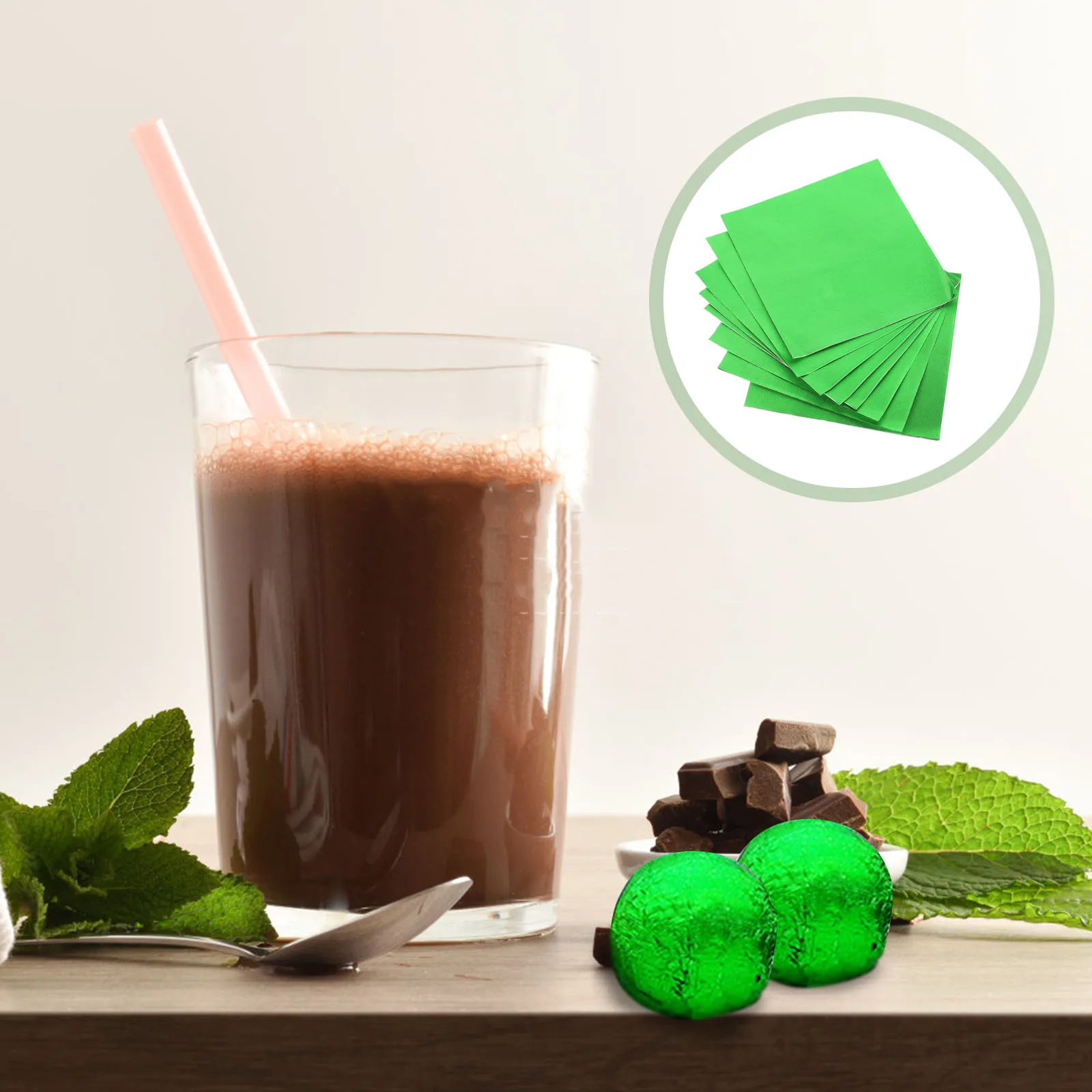 200pcs Candy Packaging Paper Aluminum Foil Chocolate Wrappers Portable Safe Odorless For Baking Decorating Storage Kitchen Bar
200pcs Candy Packaging Paper Aluminum Foil Chocolate Wrappers Portable Safe Odorless For Baking Decorating Storage Kitchen Bar