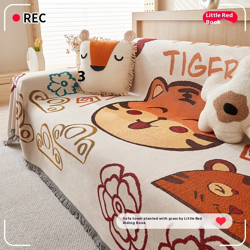 Cartoon Tiger Sofa Cover Reversible Cat Proof Non-Slip Couch Slipcover for 4-Seater Cute Living Room Sofa Protector
Cartoon Tiger Sofa Cover Reversible Cat Proof Non-Slip Couch Slipcover for 4-Seater Cute Living Room Sofa Protector