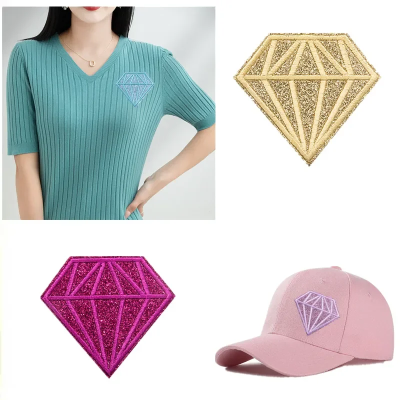 Shiny Glitter Diamond Shape Iron Sew on Embroidered Applique Patch for DIY Clothing Bags Dress Shoes Jackets T-shirt Jeans Hats
Shiny Glitter Diamond Shape Iron Sew on Embroidered Applique Patch for DIY Clothing Bags Dress Shoes Jackets T-shirt Jeans Hats