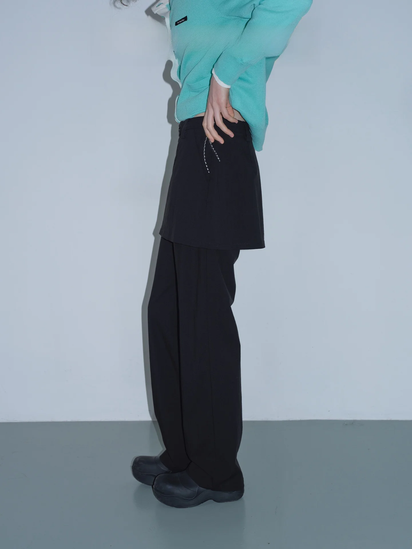 Faionable Bla Layered Straight Leg Skirt Pants Casual Pants Versatile Loose Fit Comfortable Breathable Ladies Trousers
Faionable Bla Layered Straight Leg Skirt Pants Casual Pants Versatile Loose Fit Comfortable Breathable Ladies Trousers