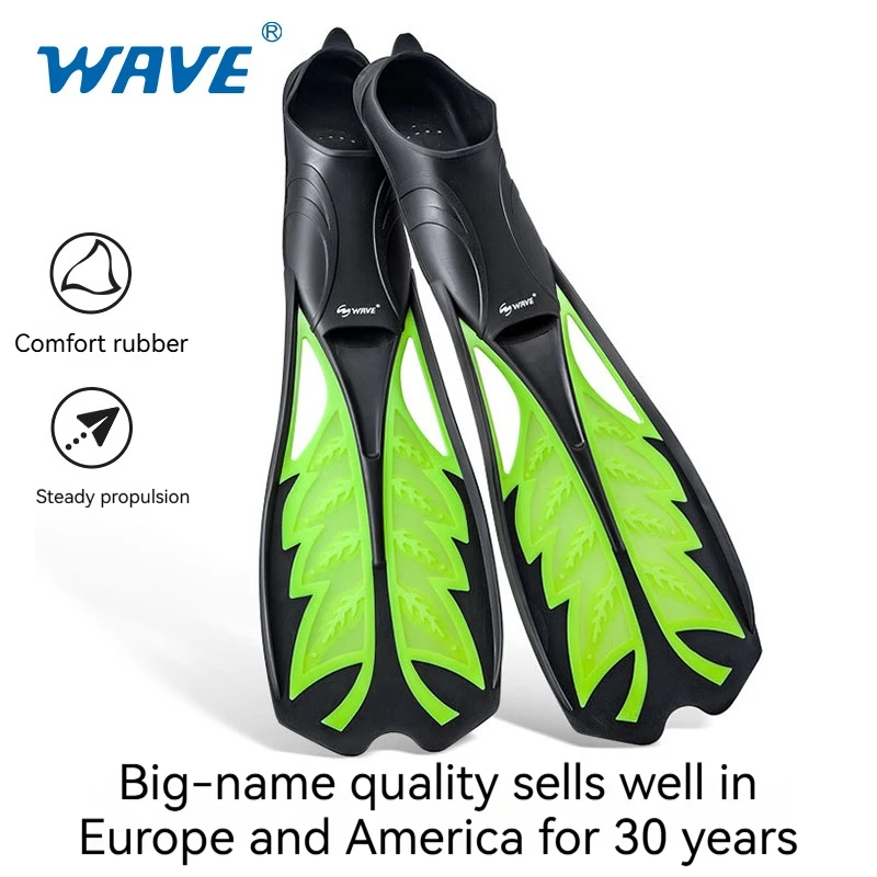WAVE Adult Professional Fishing and Hunting Swimming and Diving Flippers Free Diving Long Flippers Snorkel Diving Goggle Set
WAVE Adult Professional Fishing and Hunting Swimming and Diving Flippers Free Diving Long Flippers Snorkel Diving Goggle Set