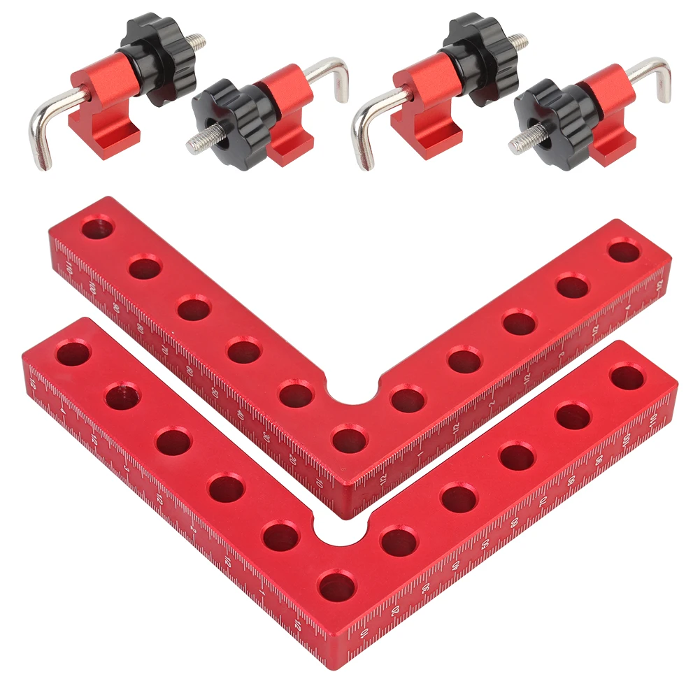 2Pc 120mm Right Angle Fixing Clip 90 Degree L-shaped Auxiliary Fixture Positioning Panel Fixing Clip Woodworking Clamping Tool
2Pc 120mm Right Angle Fixing Clip 90 Degree L-shaped Auxiliary Fixture Positioning Panel Fixing Clip Woodworking Clamping Tool