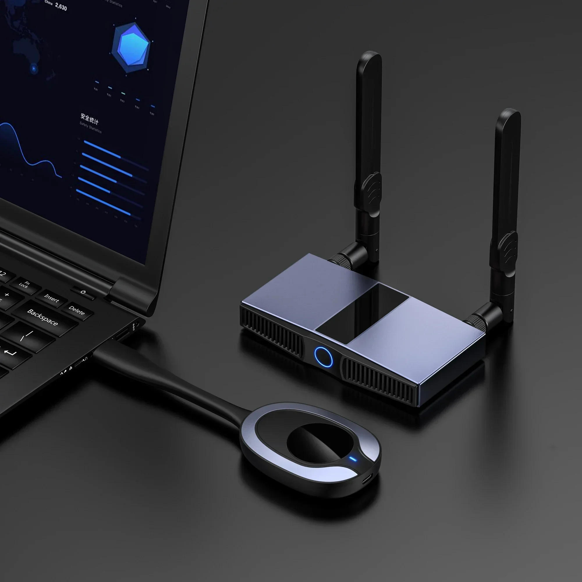 50m 5G 4K Wireless HDMI Audio Video Transmitter and Receiver HDMI Extender Adapter Dongle for Laptop PC To TV Monitor Projector
50m 5G 4K Wireless HDMI Audio Video Transmitter and Receiver HDMI Extender Adapter Dongle for Laptop PC To TV Monitor Projector