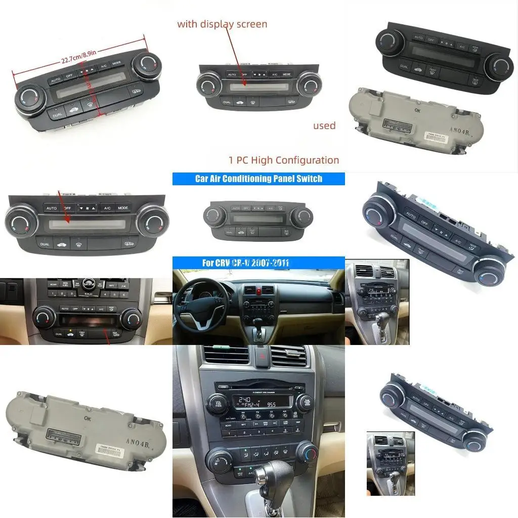 U13C Air Conditioning Climate Control Module Manual Heater Control Air Conditioning Assembly 79600SWAA5 For CR-V 2007-2011
U13C Air Conditioning Climate Control Module Manual Heater Control Air Conditioning Assembly 79600SWAA5 For CR-V 2007-2011