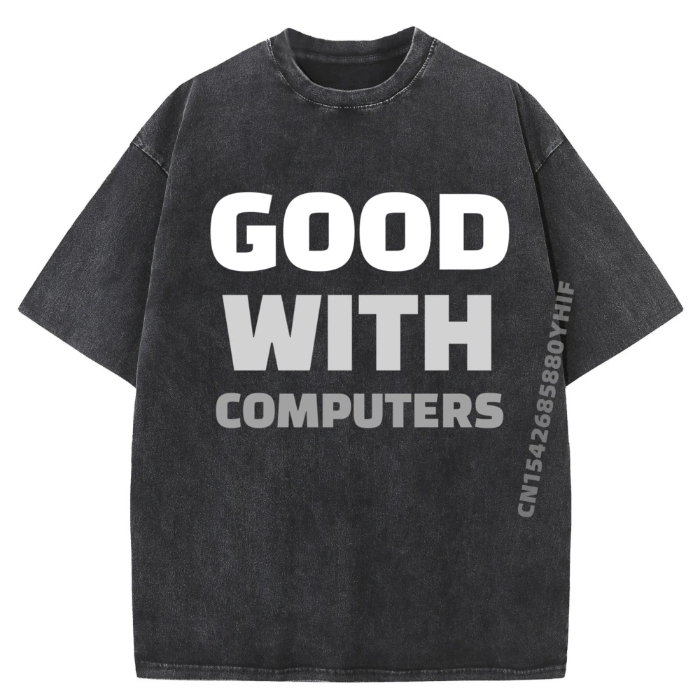 Спортивная футболка Good With Computers, мужские потертые футболки унисекс, мужские забавные рубашки, роскошная дизайнерская одежда
Спортивная футболка Good With Computers, мужские потертые футболки унисекс, мужские забавные рубашки, роскошная дизайнерская одежда