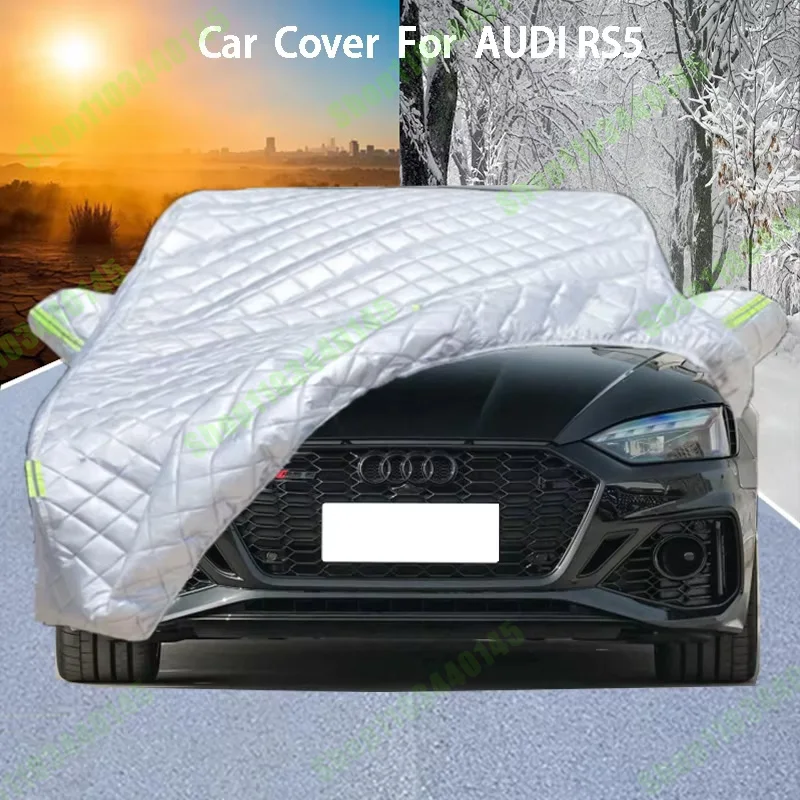 For AUDI RS5 Car Cover Delivers Hail Protection, Scratch Guard, prevents paint peelingRain & Snow Resistance
For AUDI RS5 Car Cover Delivers Hail Protection, Scratch Guard, prevents paint peelingRain & Snow Resistance