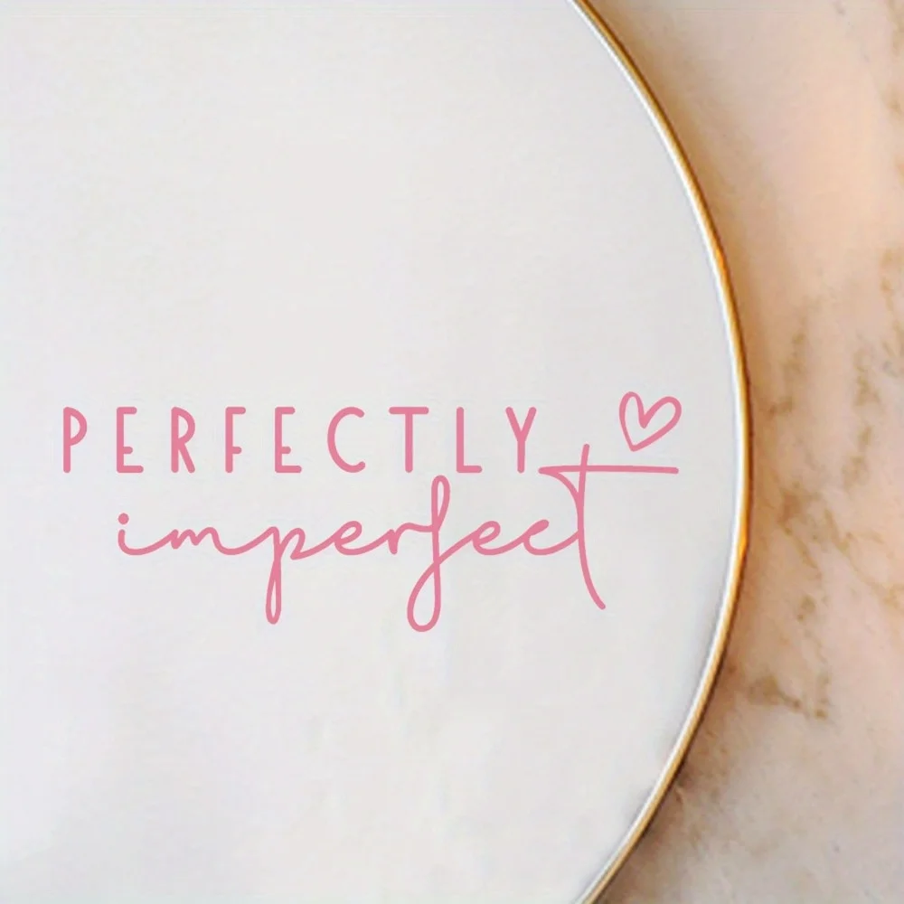 2pcs Perfectly Imperfect Inspirational Waterproof Vinyl Stickers, Self Love Quote Outdoor Decal for Car Laptop
2pcs Perfectly Imperfect Inspirational Waterproof Vinyl Stickers, Self Love Quote Outdoor Decal for Car Laptop