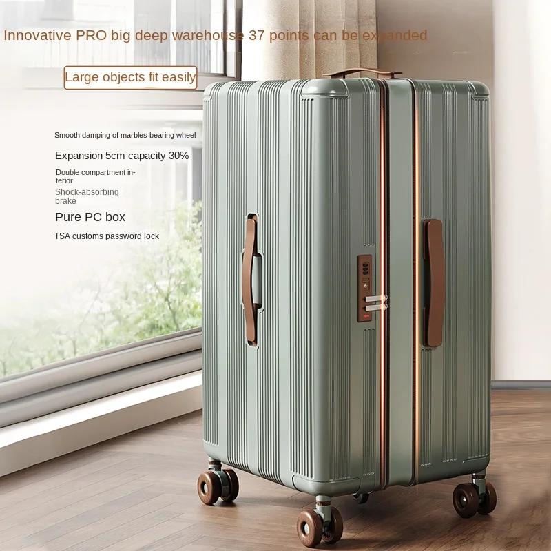 Новый расширяемый чемодан 2026 года, 30 дюймов, большой объем, глубокое отделение для хранения, разделение 3:7, материал PC, 20-дюймовый ручной чемодан
Новый расширяемый чемодан 2026 года, 30 дюймов, большой объем, глубокое отделение для хранения, разделение 3:7, материал PC, 20-дюймовый ручной чемодан