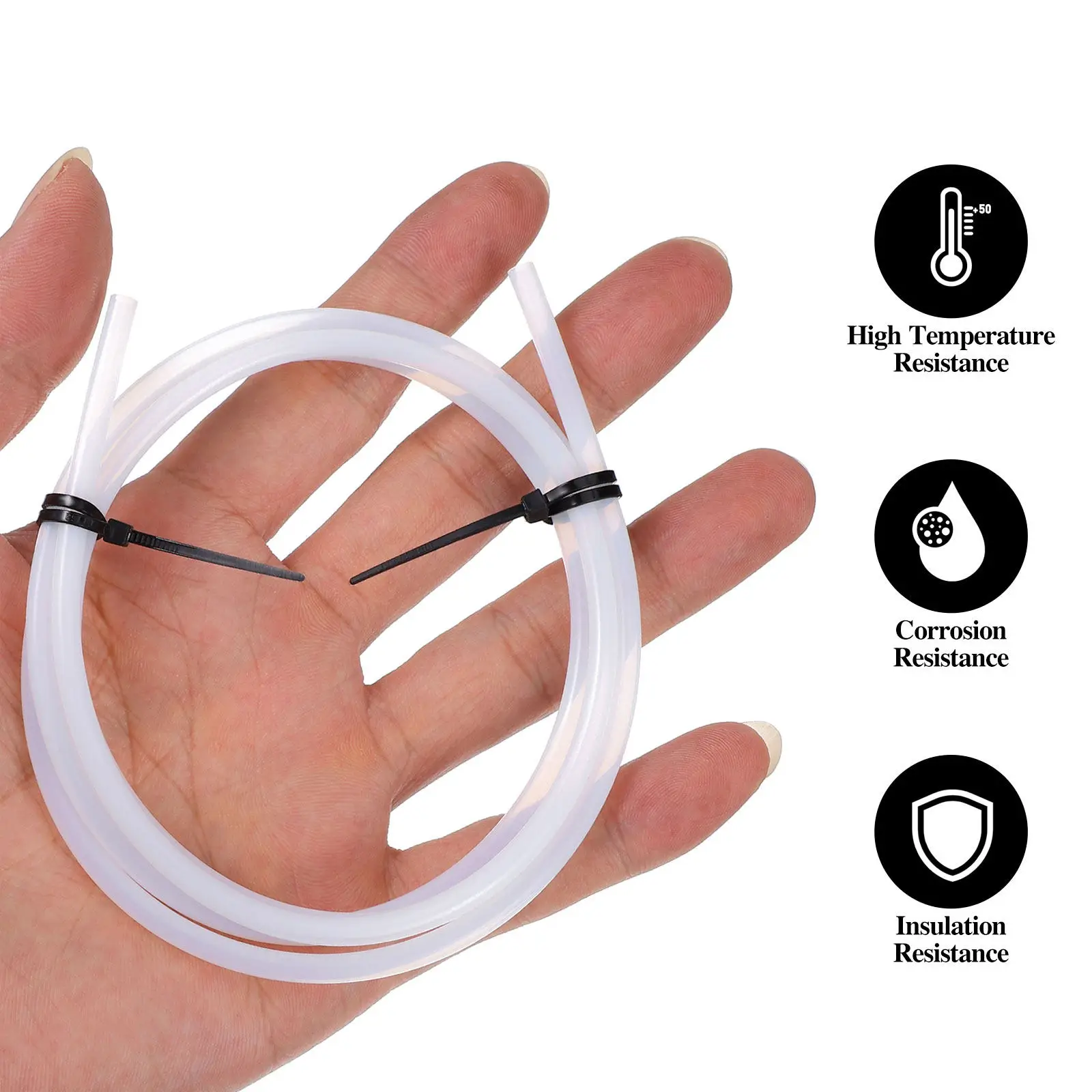 3D Printer Ptfe Tube Clear Plastic Pipe 104Cm Length 1.75 Filament 2Mm Id 3Mm Od High Temperature Resistance 3D Printer
3D Printer Ptfe Tube Clear Plastic Pipe 104Cm Length 1.75 Filament 2Mm Id 3Mm Od High Temperature Resistance 3D Printer